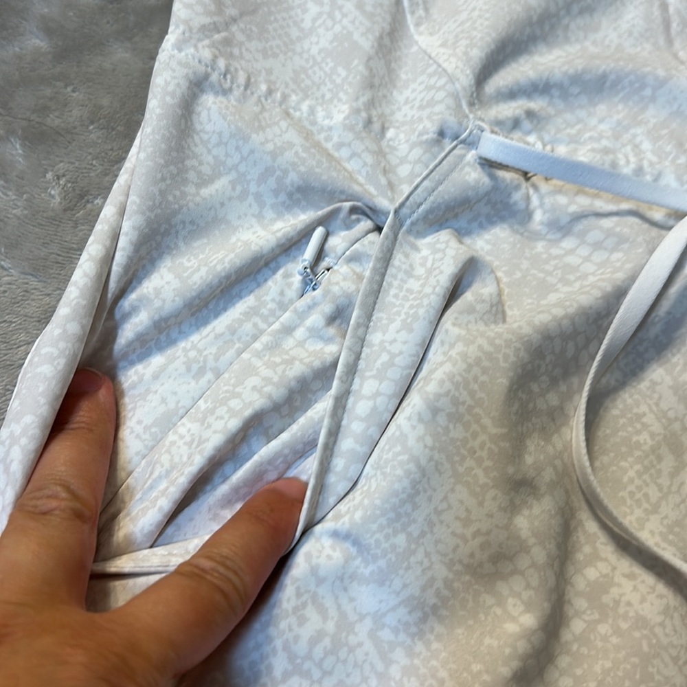 Athleta Marlow Romper In White Python - image 2